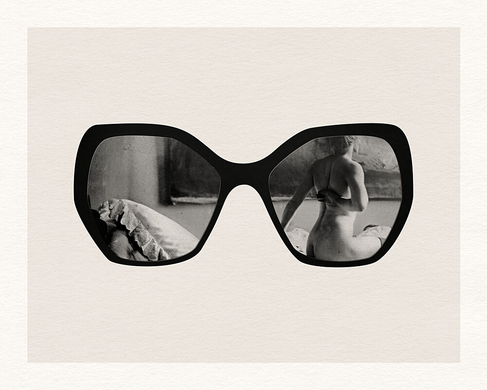 Retro Sunglasses Private View art print by Wild Violets for $57.95 CAD