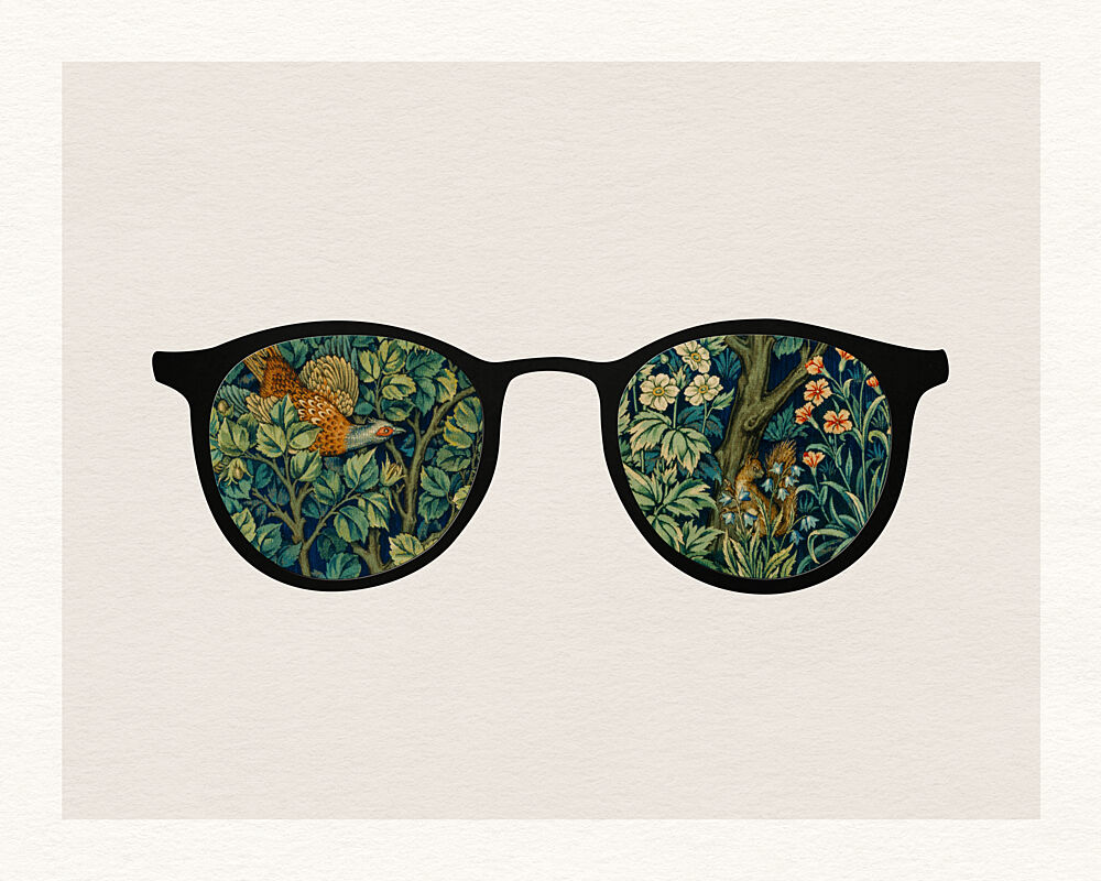 Nature Through Glasses art print by Wild Violets for $57.95 CAD