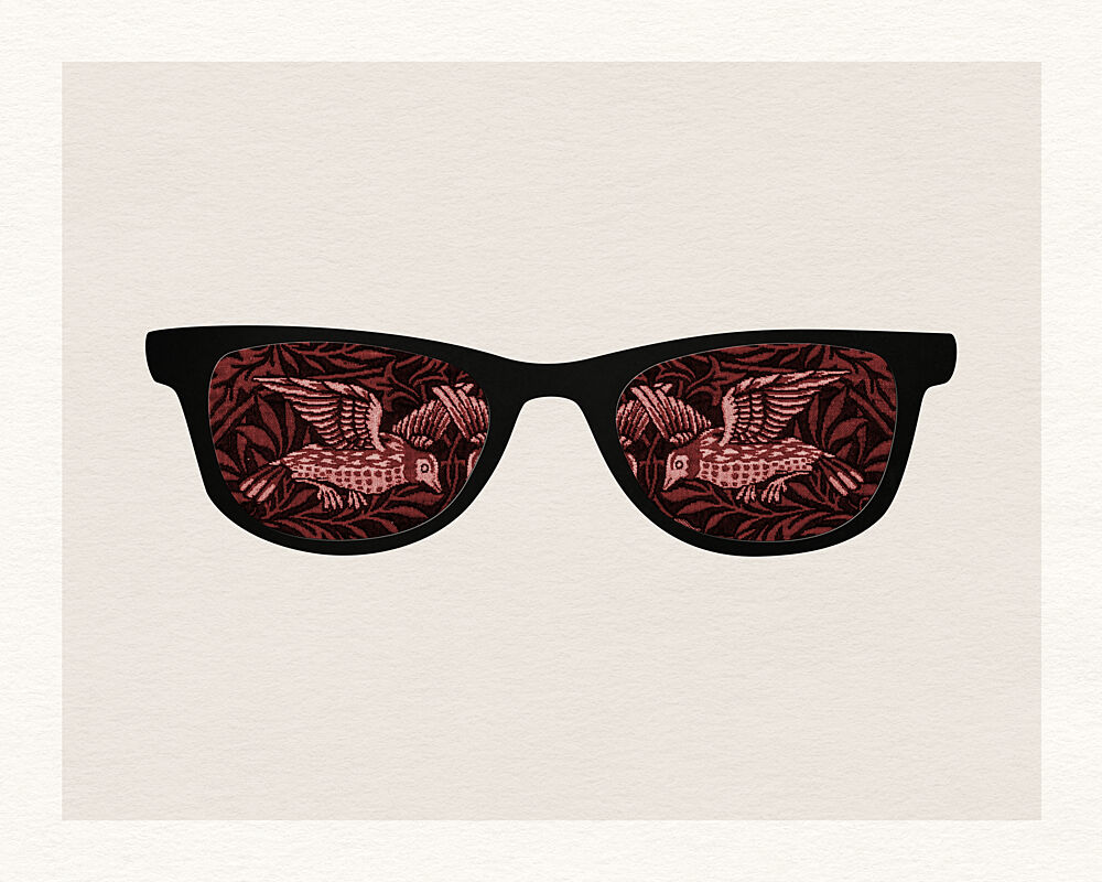 Classic Bird Reflection art print by Wild Violets for $57.95 CAD