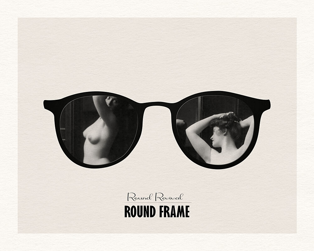 Vintage Round Frame Reflections art print by Wild Violets for $57.95 CAD