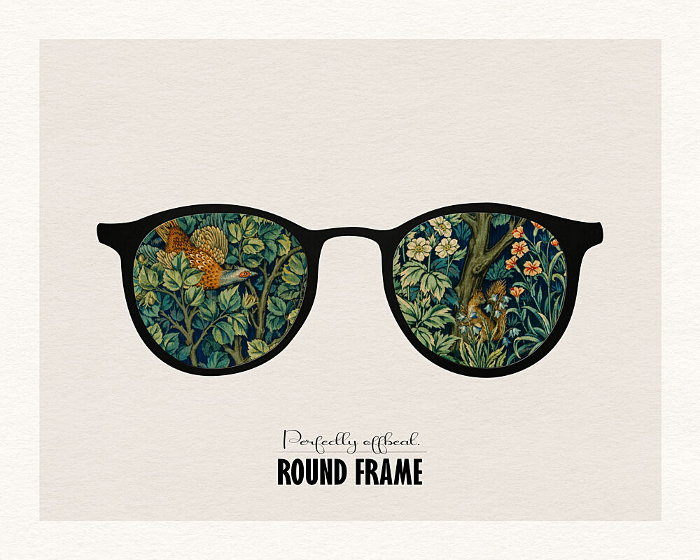 Round Glasses Forest Tapestry art print by Wild Violets for $57.95 CAD