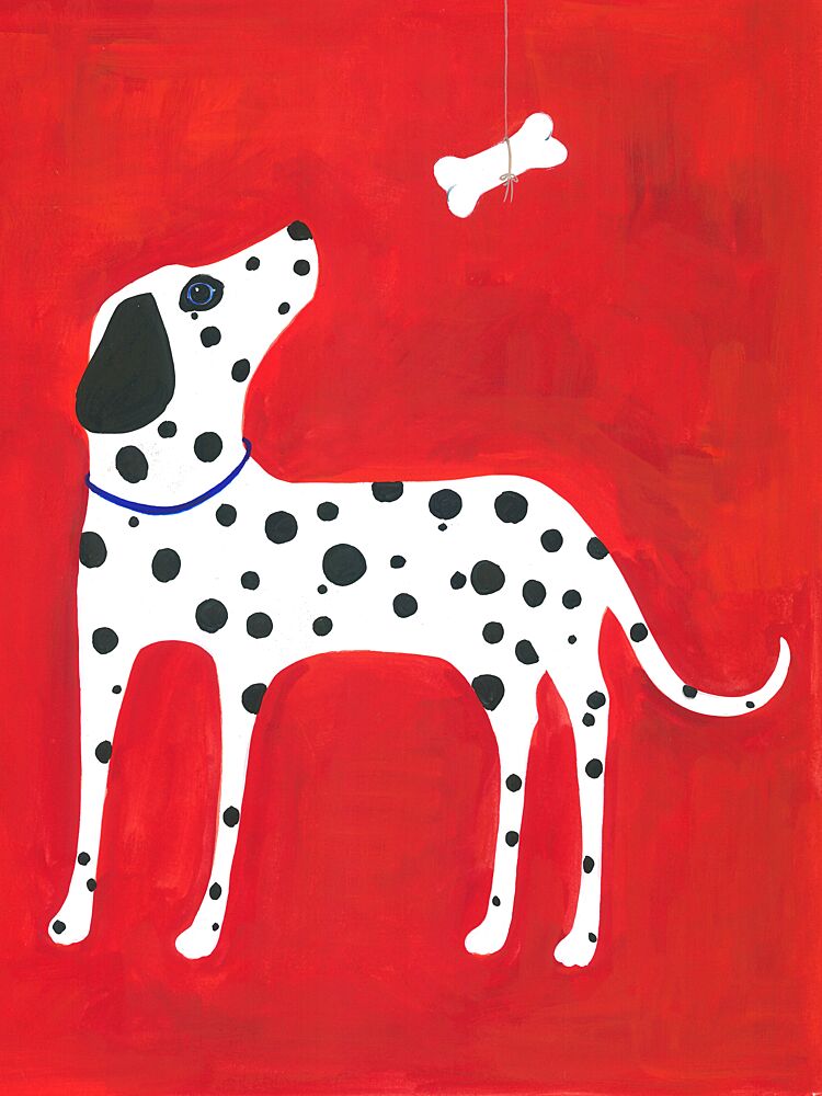 Dalmatian Bone Dream art print by Isabelle Brent for $57.95 CAD