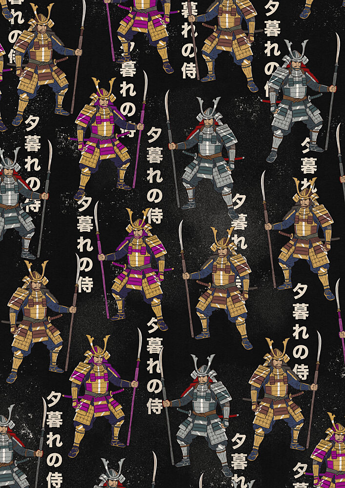 Twilight Samurai Warriors art print by Nicholas for $57.95 CAD
