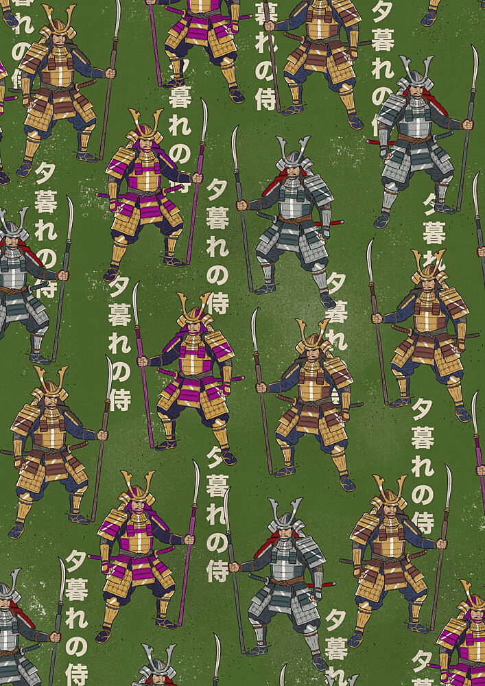 Twilight Samurai Warriors art print by Nicholas for $57.95 CAD