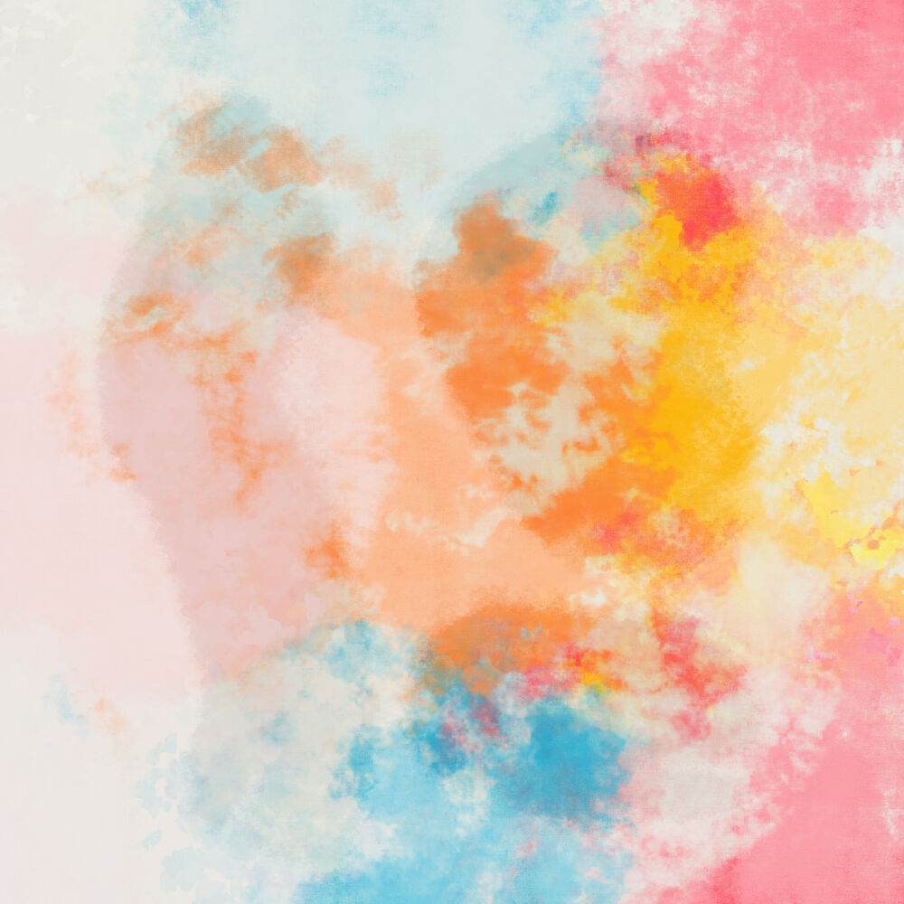 Vibrant Watercolor Abstract art print by Dina Dankers for $57.95 CAD