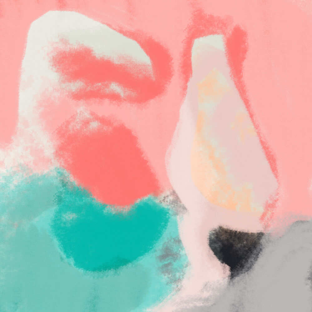 Soft Abstract Shapes art print by Dina Dankers for $57.95 CAD