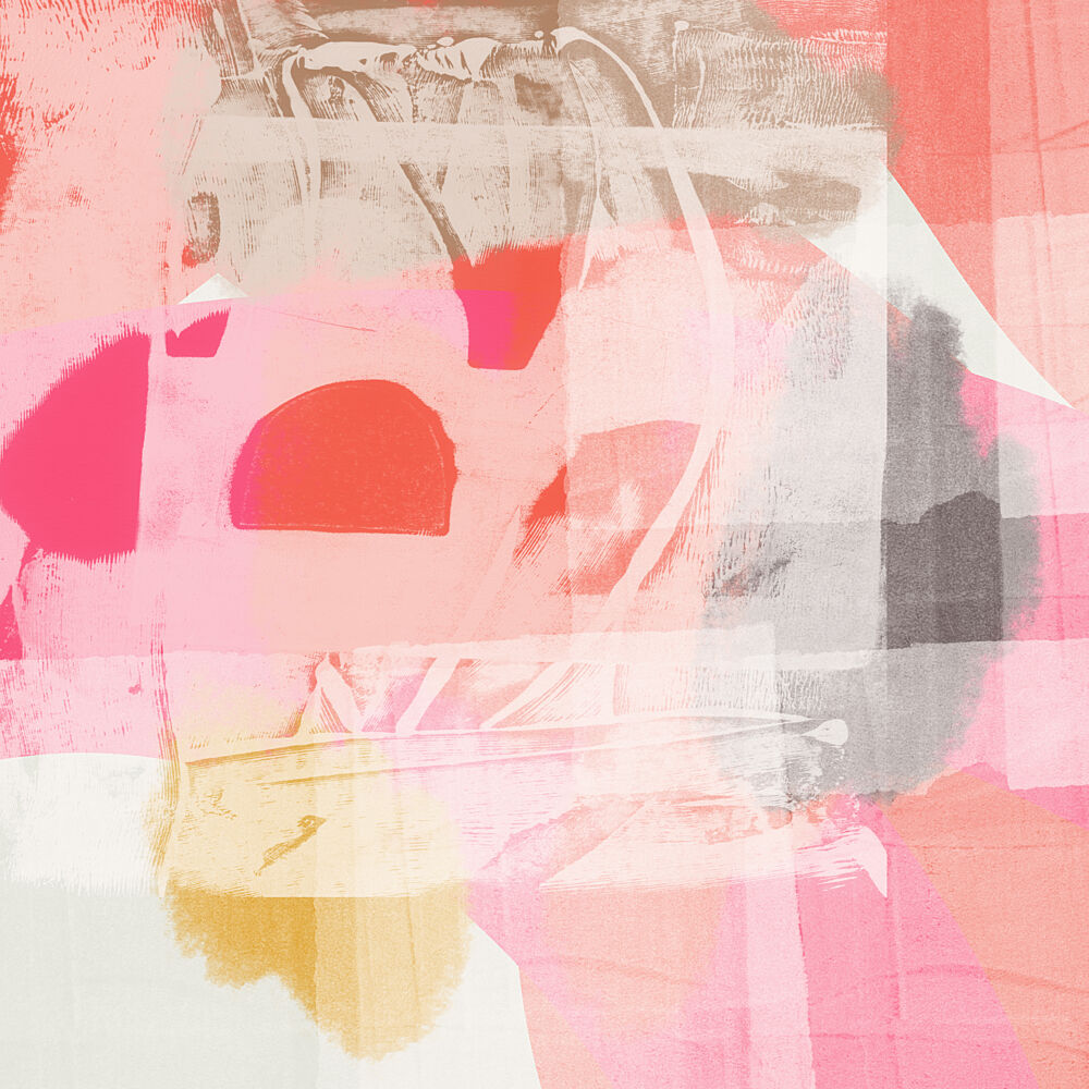 Modern Pink Abstract art print by Dina Dankers for $57.95 CAD