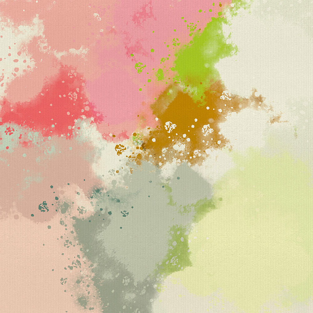 Abstract Color Splashes art print by Dina Dankers for $57.95 CAD