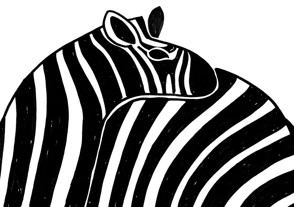 Bold Zebra Stripes art print by Rosana Laiz Blursbyai for $57.95 CAD
