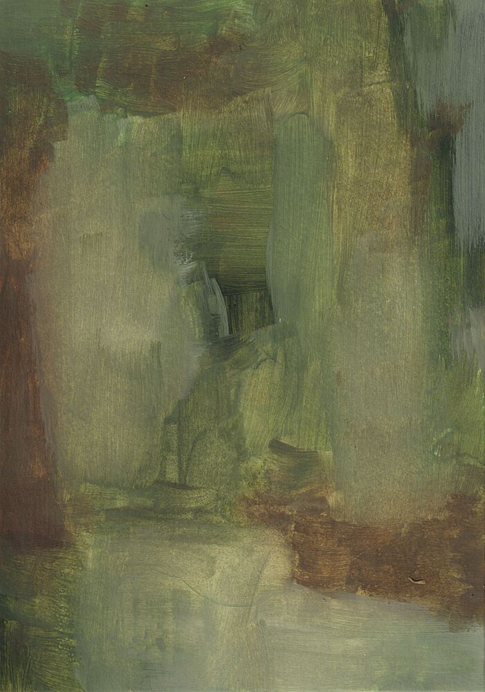 Misty Green Depths art print by Soniya Vijayakumar for $57.95 CAD