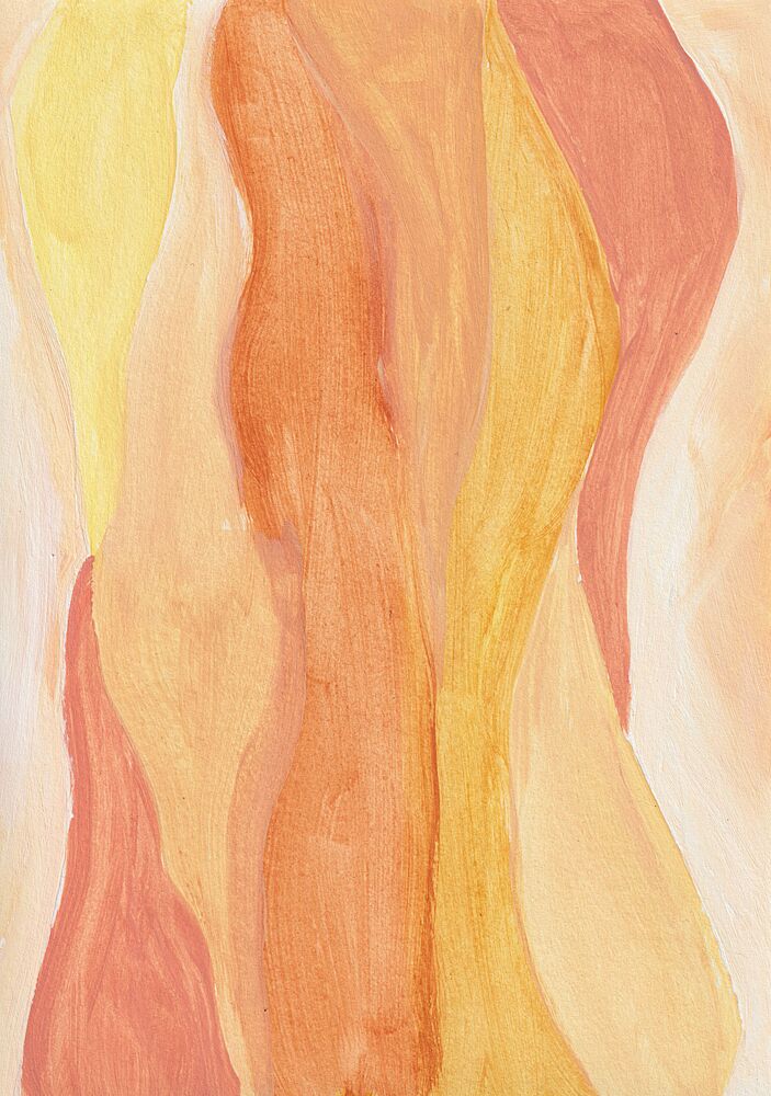 Warm Organic Flow art print by Soniya Vijayakumar for $57.95 CAD
