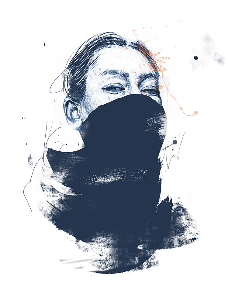 Mysterious Gaze art print by Balazs Solti for $57.95 CAD