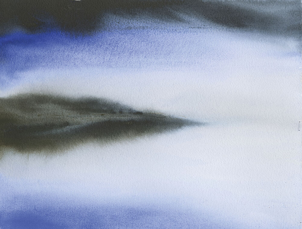 Misty Blue Reflections art print by RodMacIver for $57.95 CAD