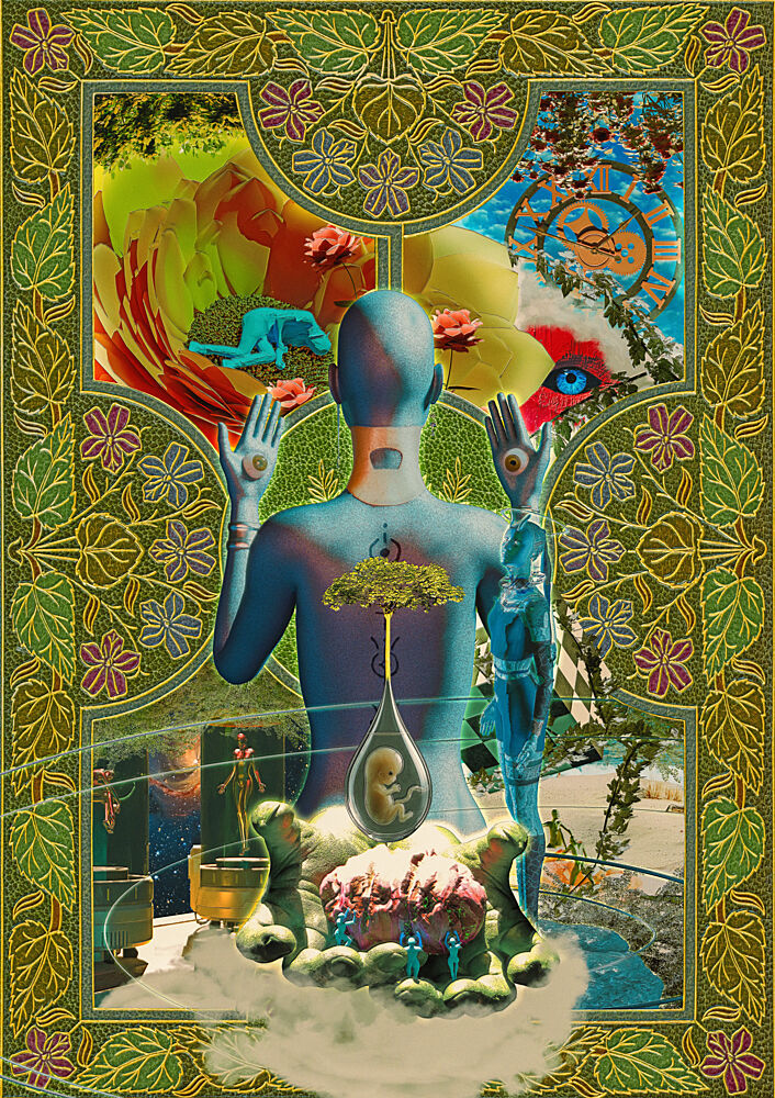 Spiritual Human Creation art print by CosmoZach for $57.95 CAD