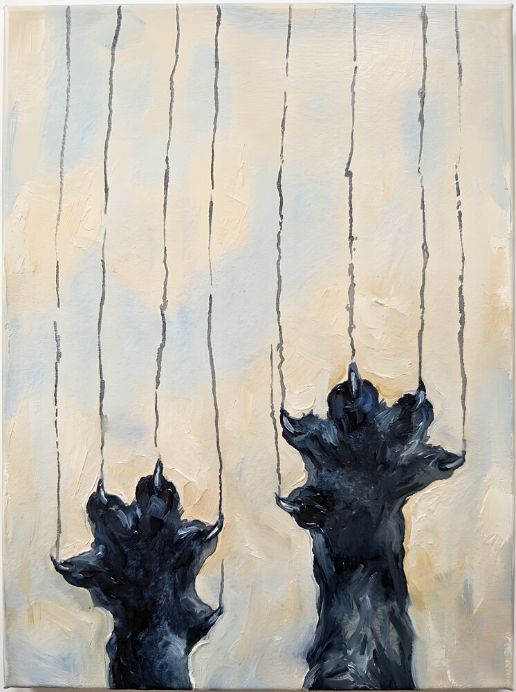 Ominous Climbing Claws art print by Hugo for $57.95 CAD