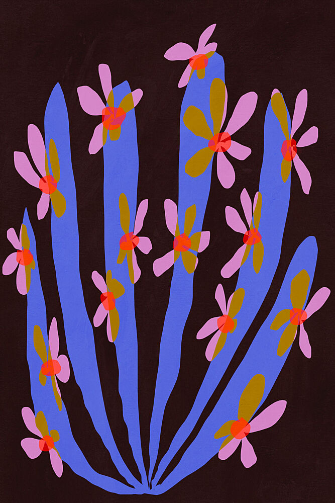 Vibrant Botanical Blooms art print by Treechild for $57.95 CAD