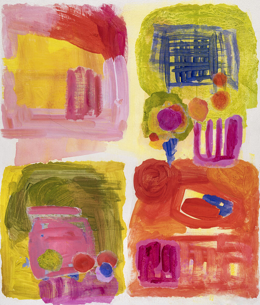 Vibrant Abstract Forms art print by Jules Gissler for $57.95 CAD