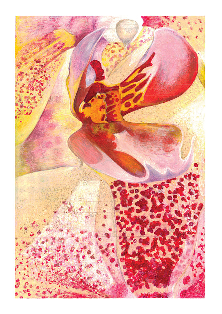 Vibrant Orchid Bloom art print by Julia Holmes for $57.95 CAD