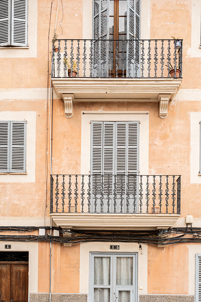 Quaint Peach Balconies art print by Henrike Schenk for $57.95 CAD