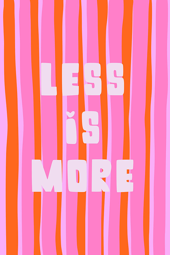 Vibrant Less Is More art print by Treechild for $57.95 CAD