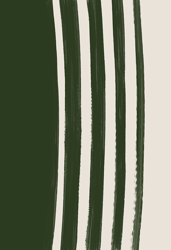 Vertical Green Brushstrokes art print by Rosana Laiz Blursbyai for $57.95 CAD