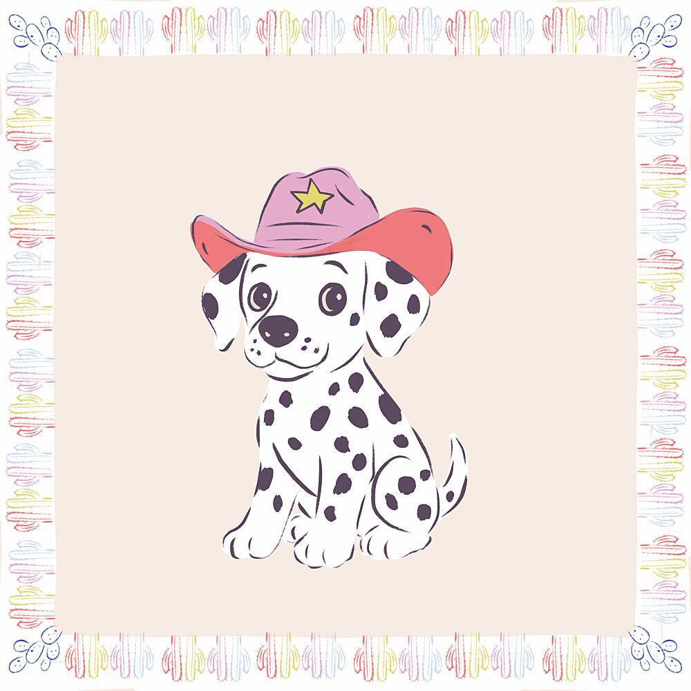 Dalmatian Cowboy Puppy art print by Radhika Modi for $57.95 CAD