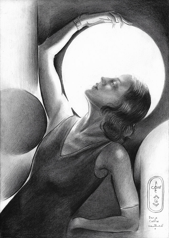 Elegant Woman Light art print by Corne Akkers for $57.95 CAD