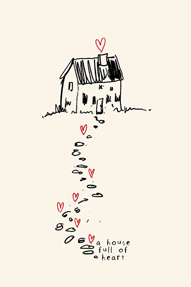 A House Full of Heart art print by Treechild for $57.95 CAD