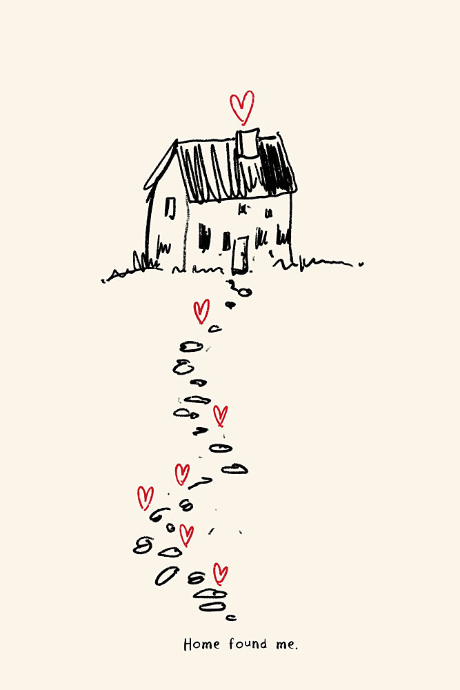Cozy Home Path art print by Treechild for $57.95 CAD
