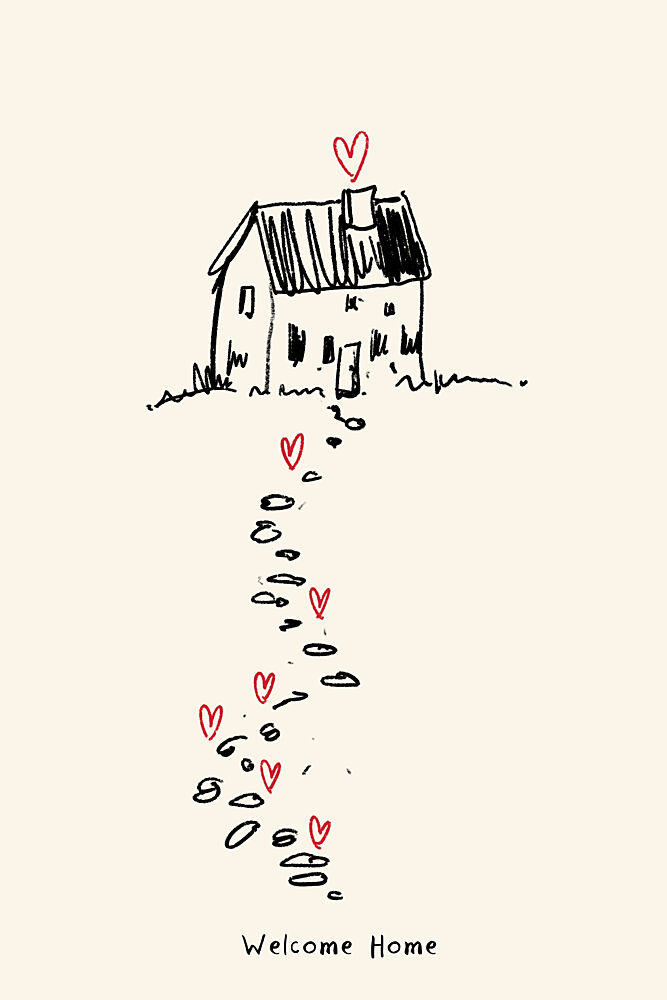 Welcome Home Path art print by Treechild for $57.95 CAD