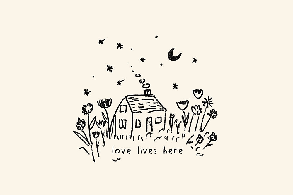 Cozy Home under Stars art print by Treechild for $57.95 CAD