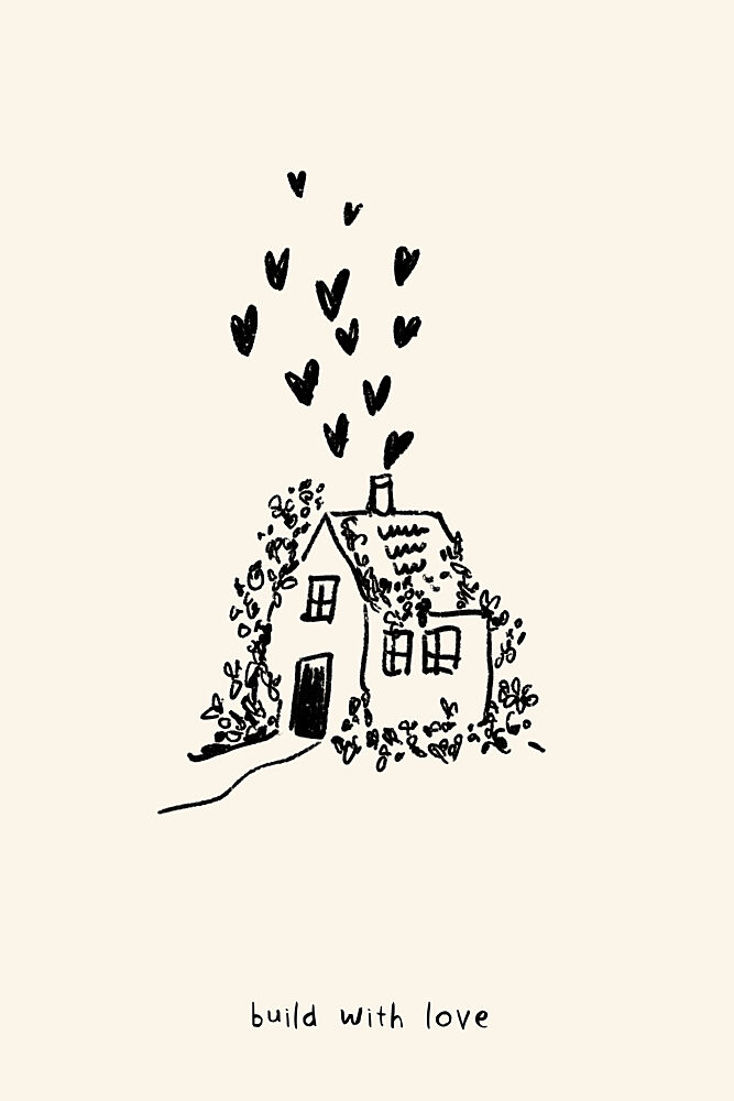 Whimsical Home Love art print by Treechild for $57.95 CAD