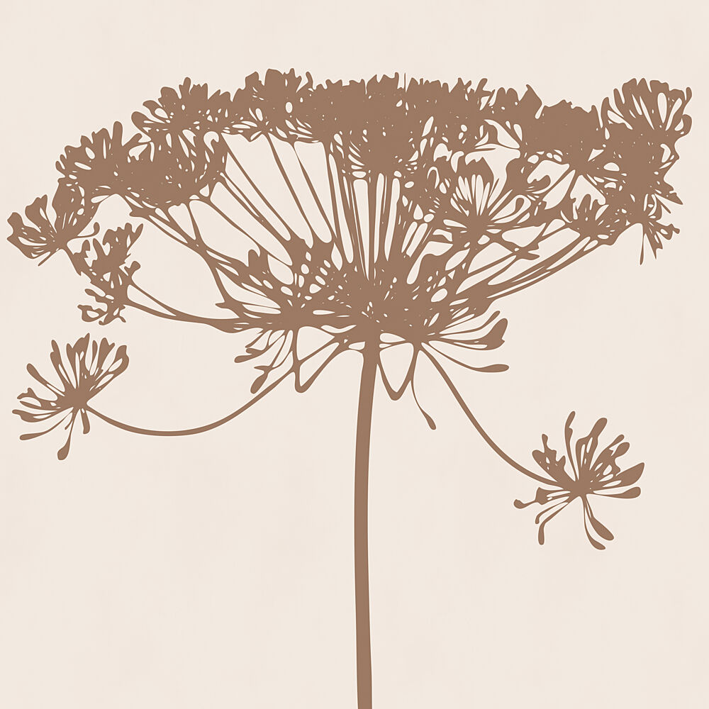 Delicate Botanical Silhouette art print by Dina Dankers for $57.95 CAD