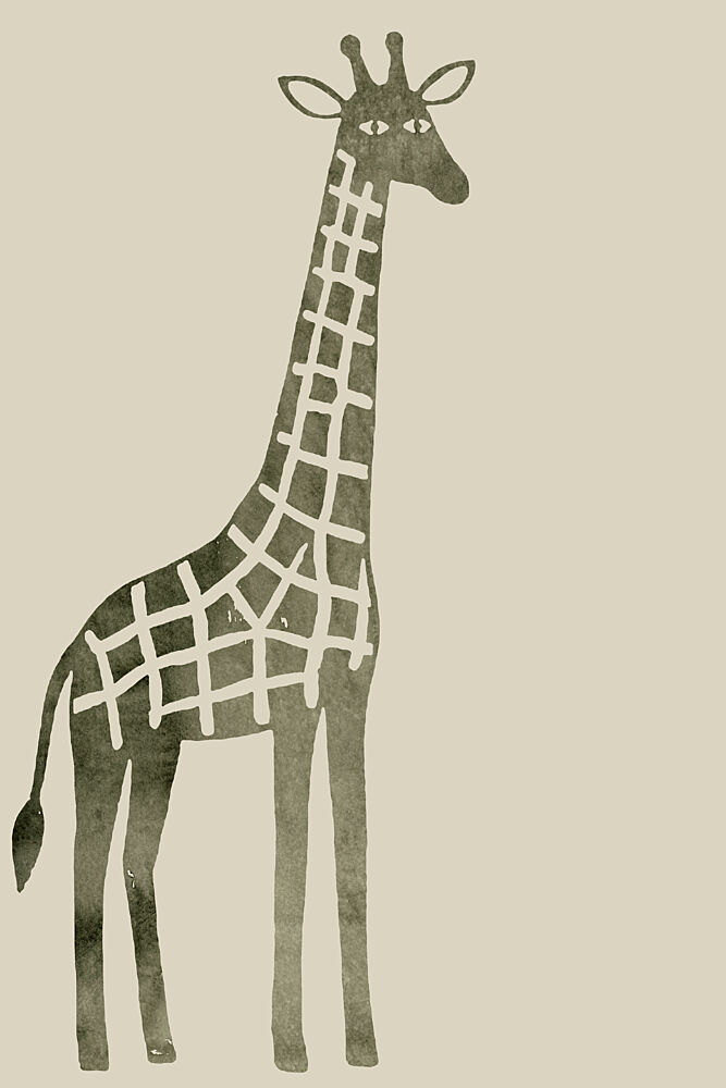 Elegant Giraffe Graphic art print by Casa Cartissi for $57.95 CAD
