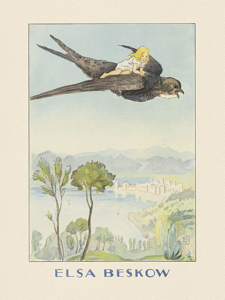 Tummelisa Svalan art print by Elsa Beskow and Hc Andersen for $57.95 CAD
