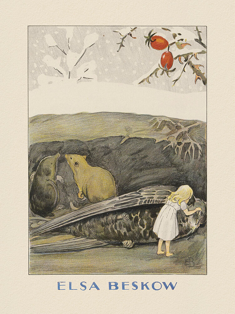 Tummelisa Fageln art print by Elsa Beskow and Hc Andersen for $57.95 CAD