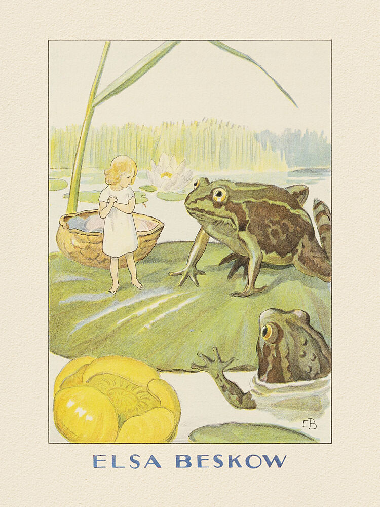 Tummelisa Grodorna, Elsa Beskow Hc Andersen art print by Elsa Beskow and Hc Andersen for $57.95 CAD
