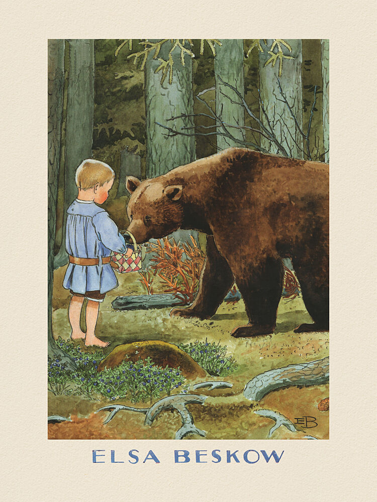 Mors Lilla Olle art print by Elsa Beskow for $57.95 CAD