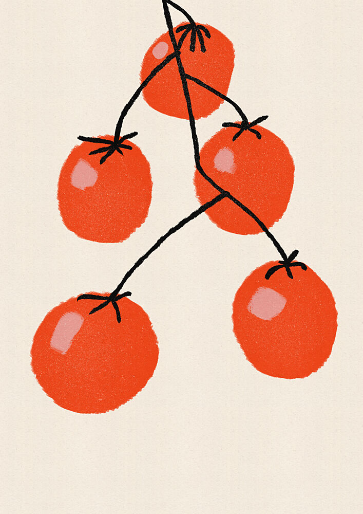 Fresh Tomato Vine art print by Nicholas for $57.95 CAD