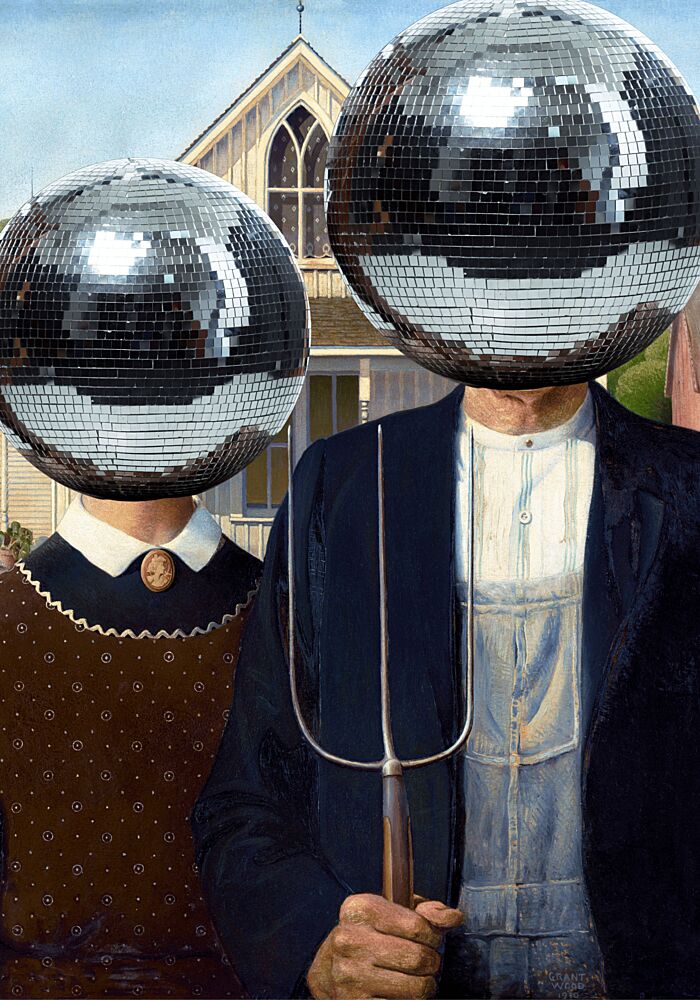American Gothic Disco art print by Athene Fritsch for $57.95 CAD
