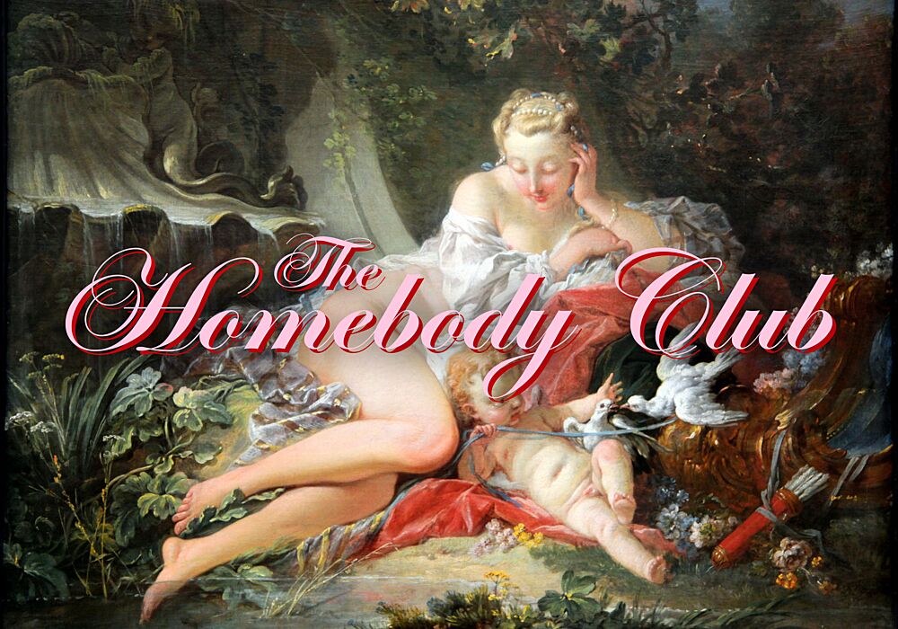 Classical Woman and Cherub art print by Athene Fritsch for $57.95 CAD