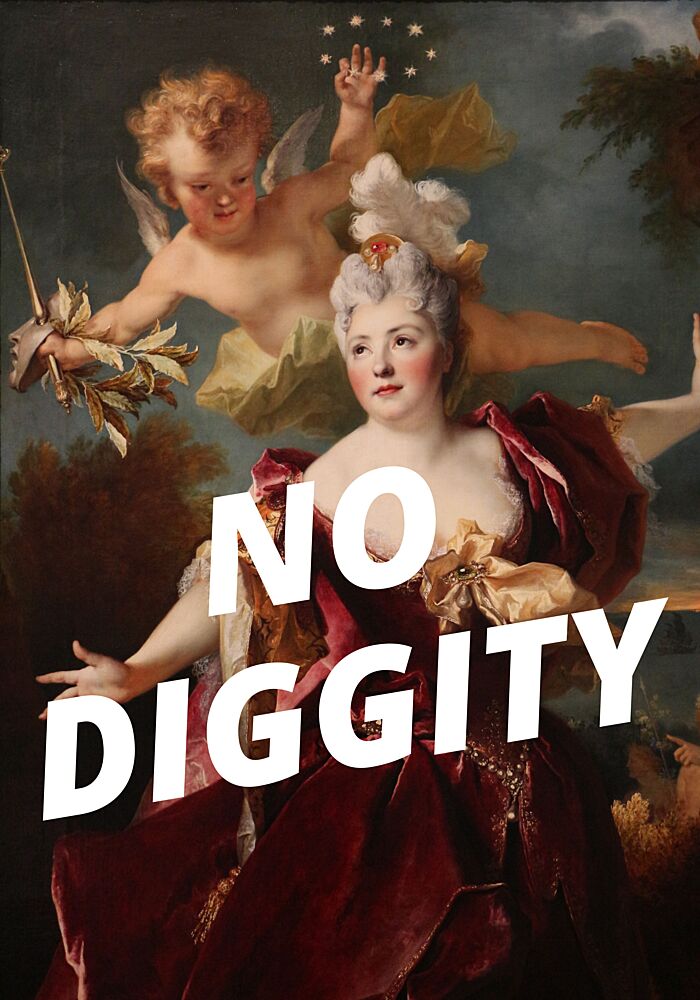 Regal Woman No Diggity art print by Athene Fritsch for $57.95 CAD