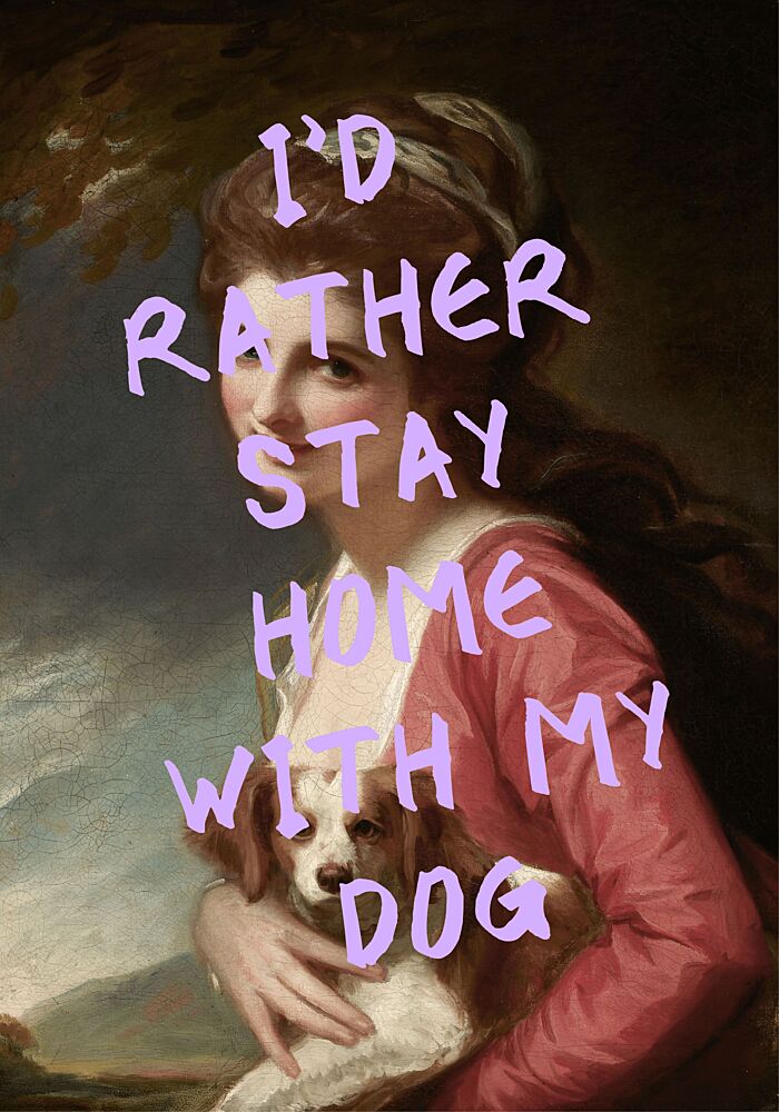 Funny Classic Dog Lover art print by Athene Fritsch for $57.95 CAD