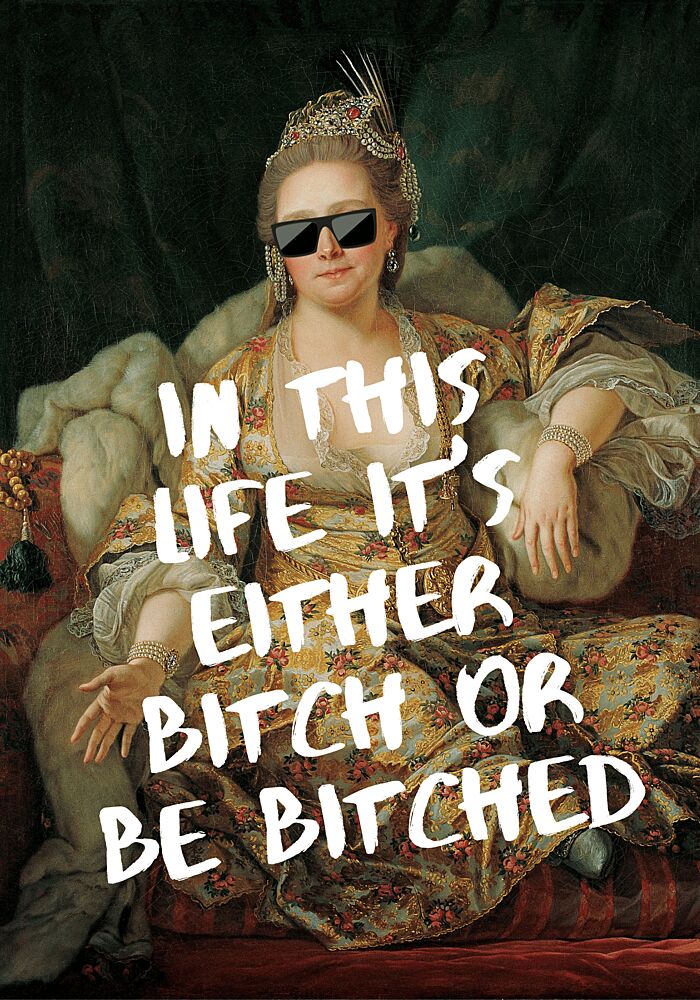 Sassy Queen Portrait art print by Athene Fritsch for $57.95 CAD