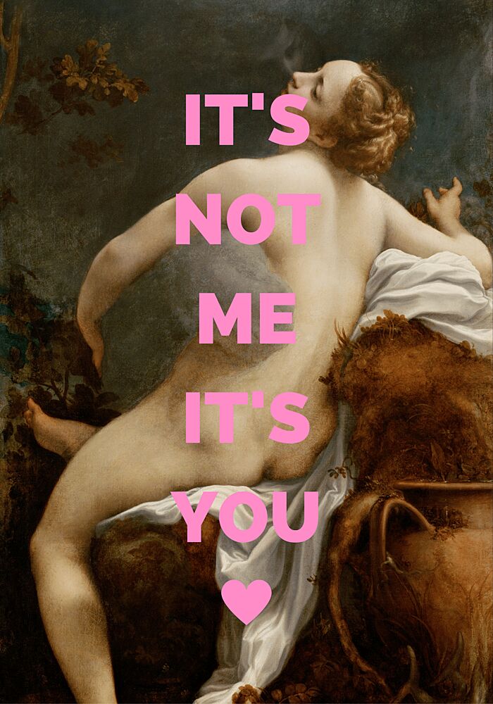 Reclining Nude Sarcastic Quote art print by Athene Fritsch for $57.95 CAD