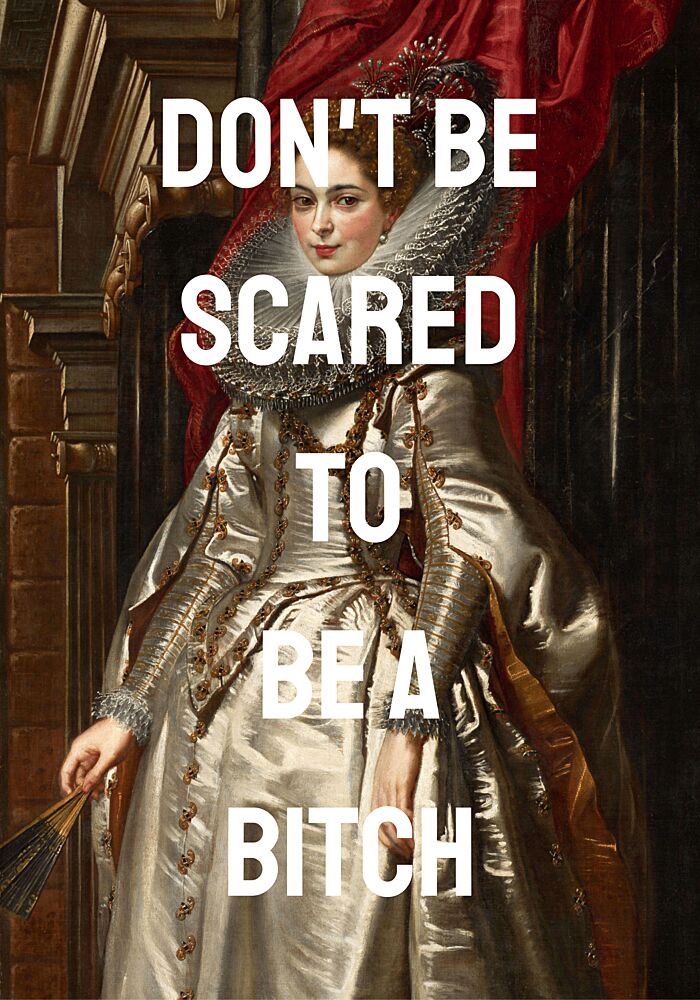 Empowering Queen Portrait art print by Athene Fritsch for $57.95 CAD
