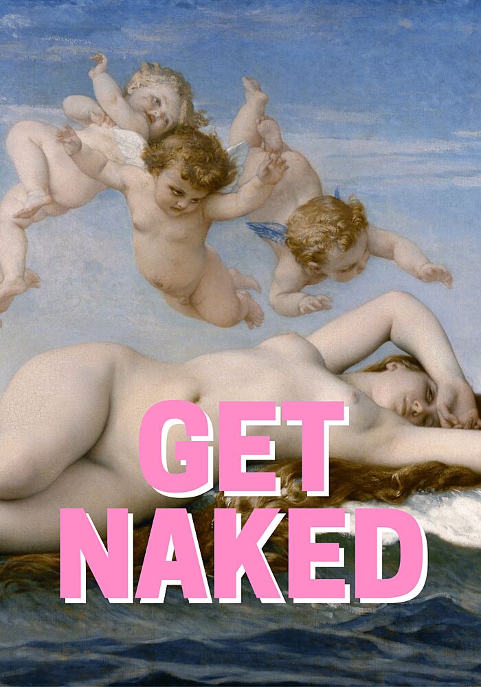 Classical Nude with Cherubs art print by Athene Fritsch for $57.95 CAD