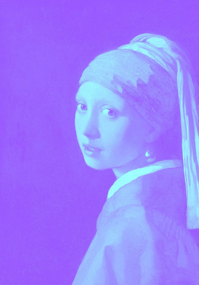 Purple Pearl Girl art print by Athene Fritsch for $57.95 CAD