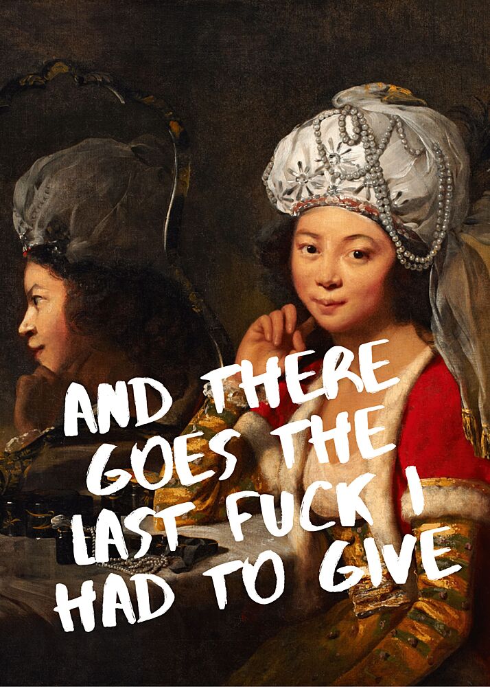 The Last Fck art print by Athene Fritsch for $57.95 CAD