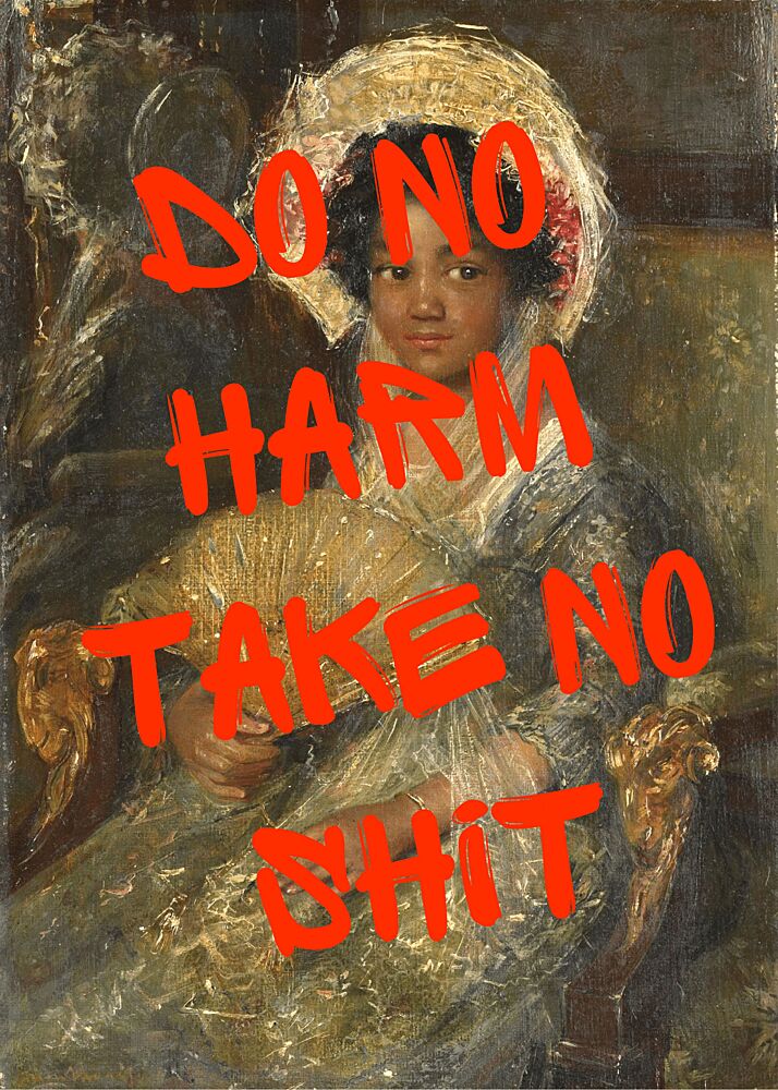 do No Harm Quote art print by Athene Fritsch for $57.95 CAD